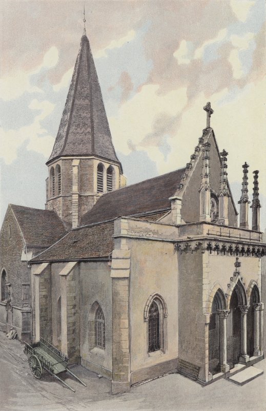 Plombieres-les-Dijon, Chiesa, Insieme N O da French Photographer