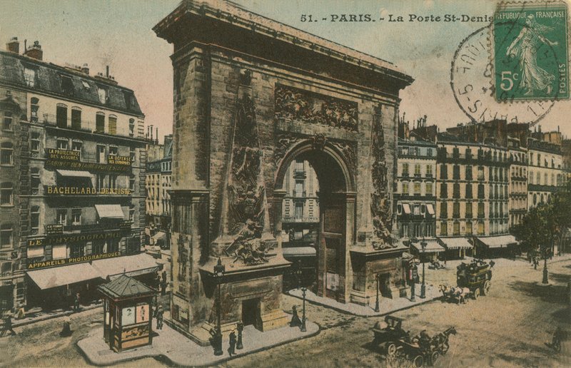 Porte Saint-Denis a Parigi, Francia da French Photographer