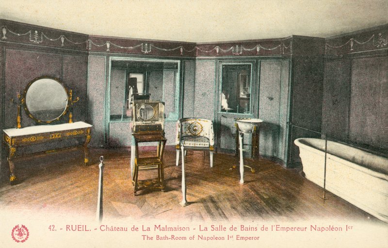 Rueil, Château de la Malmaison, bagno di Napoleone I da French Photographer