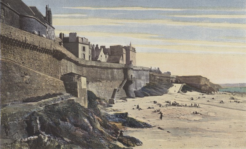 Saint-Malo, Le mura, parte occidentale (XIII secolo) da French Photographer
