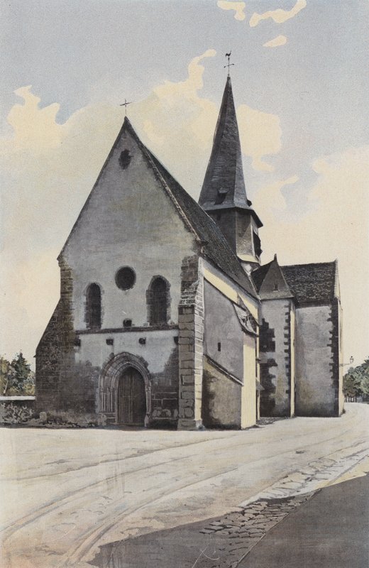 Saint-Outrille, Chiesa, Insieme sud-ovest da French Photographer