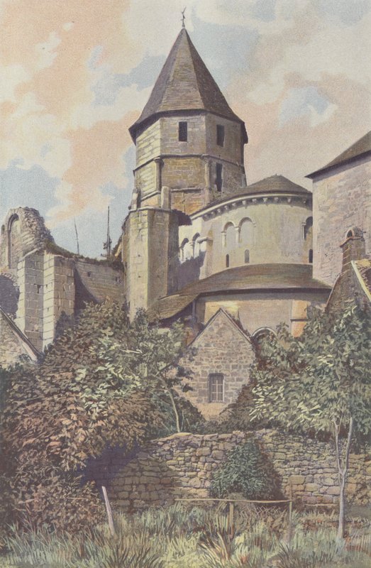Saint-Robert, Chiesa, Insieme nord-est da French Photographer