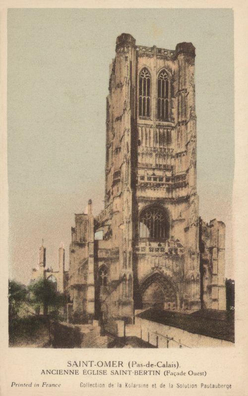 Saint Omer, antica Chiesa Saint Bertin da French Photographer