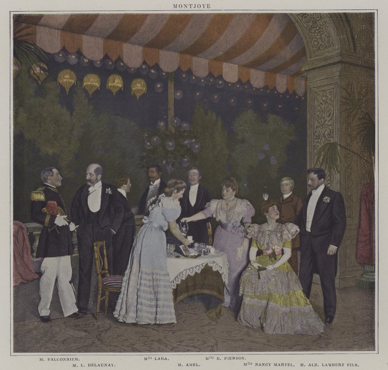 Scena da una produzione di Montjoye, di Octave Feuillet da French Photographer