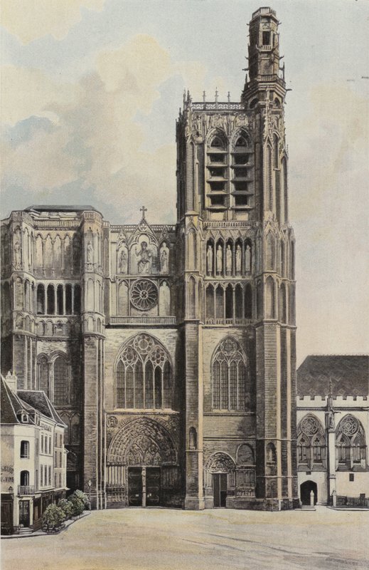 Sens, Cattedrale, Facciata O da French Photographer