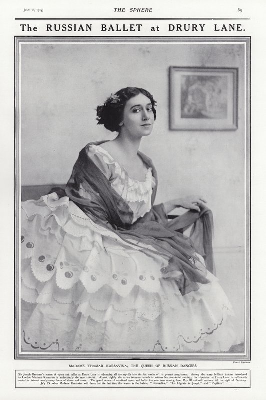 Tamara Karsavina, ballerina russa da French Photographer