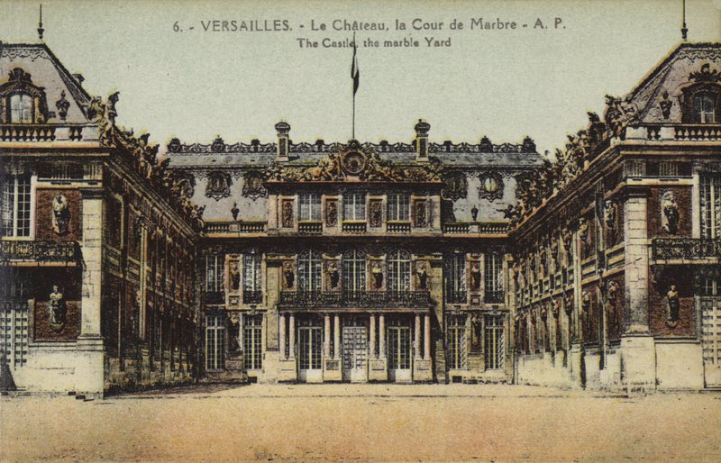 Corte di marmo, Palazzo di Versailles da French Photographer