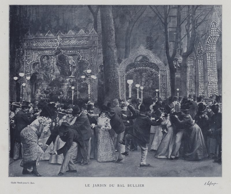 Il giardino del Bal Bullier, Parigi da French Photographer