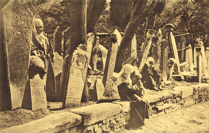 Cimitero turco, Istanbul da French Photographer