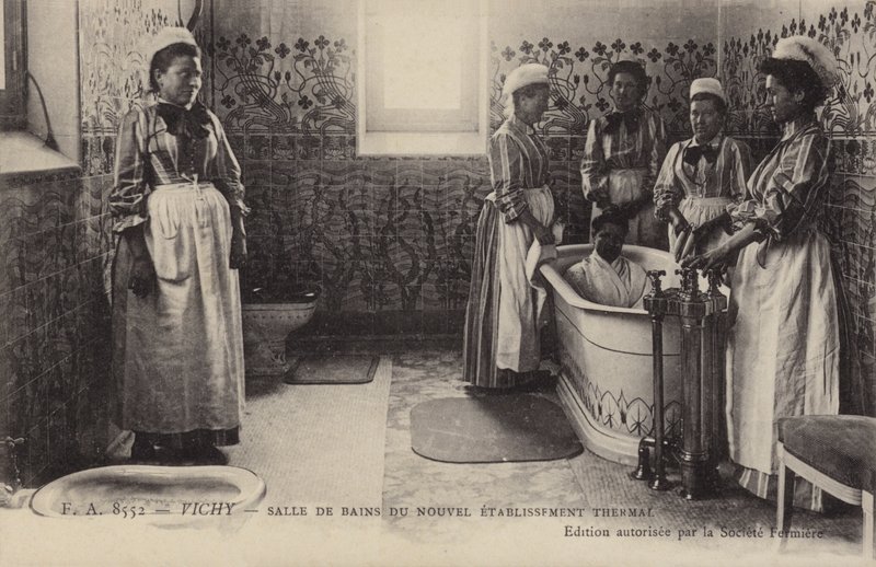 Vichy, Sala da Bagno da French Photographer