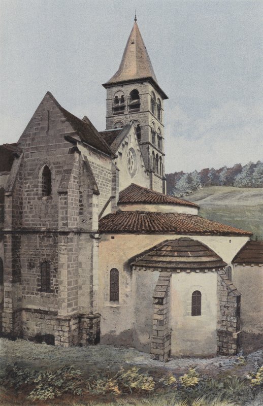 Vignory, Chiesa, Abside e transetto S da French Photographer