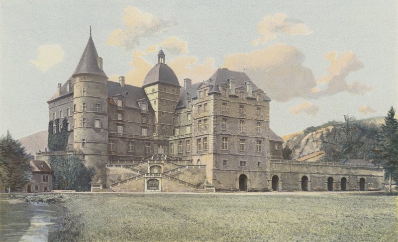 Vizille, Castello di Lesdiguières, vista sul parco da French Photographer