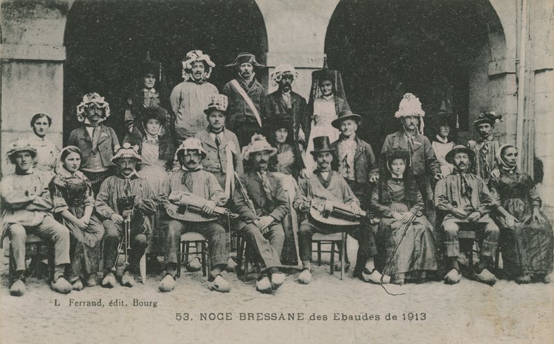 Matrimonio di Bressan Ebaudes nel 1913 da French Photographer