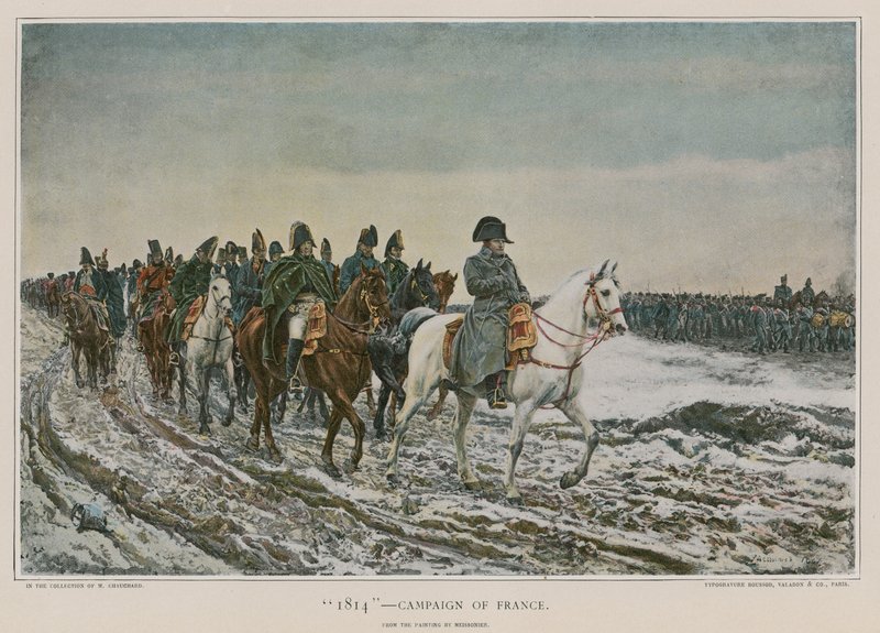1814 - Campagna di Francia da French School