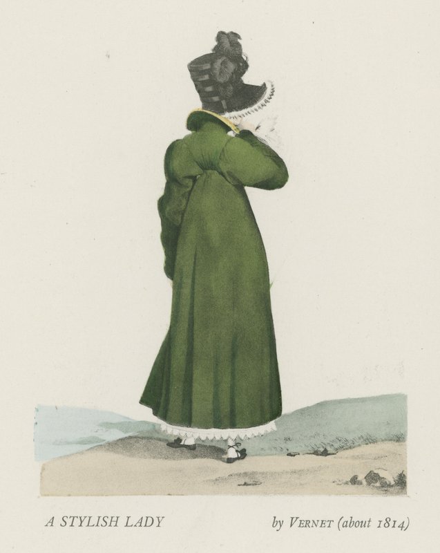 Una signora elegante (circa 1814) da French School