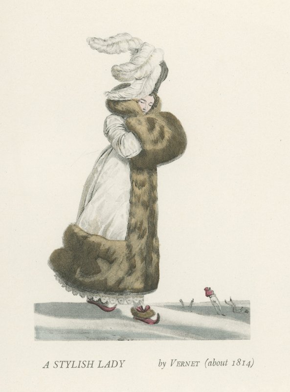 Una signora elegante (circa 1814) da French School