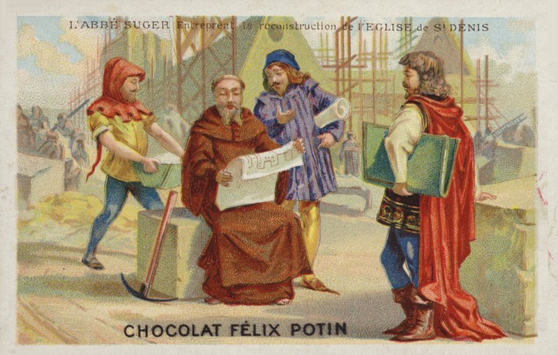 Abate Suger (c. 1081-1151) intraprende la ricostruzione dell