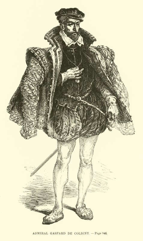 Ammiraglio Gaspard de Coligny da French School