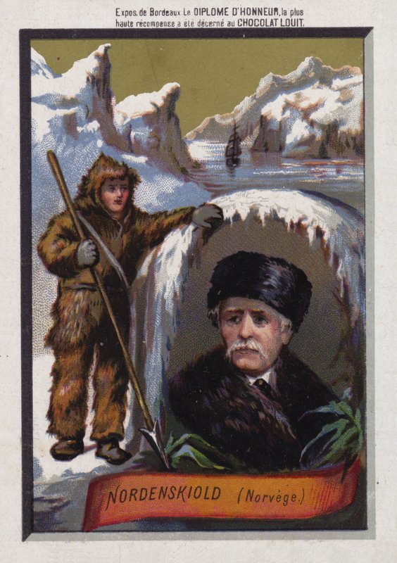 Adolf Erik Nordenskiold, esploratore artico finlandese-svedese da French School