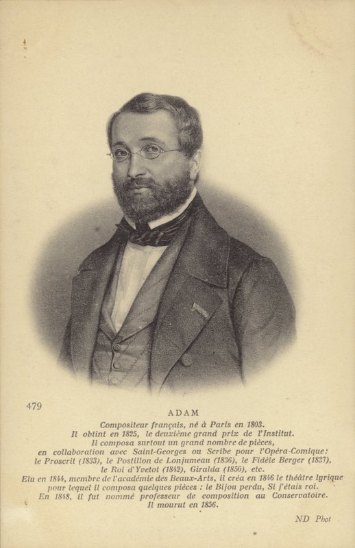 Adolphe Adam, compositore e critico musicale francese (1803-1856) da French School