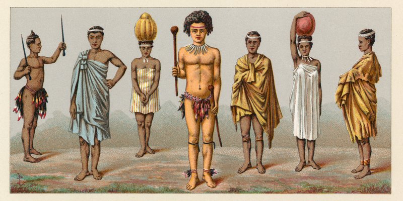 Costume africano da French School