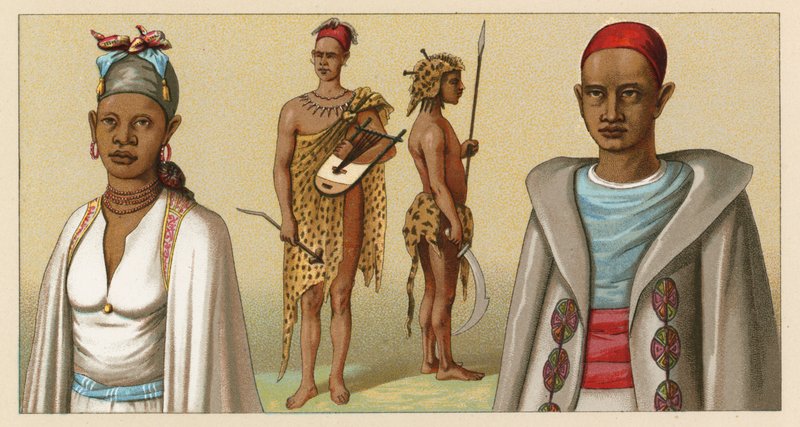 Costume africano da French School