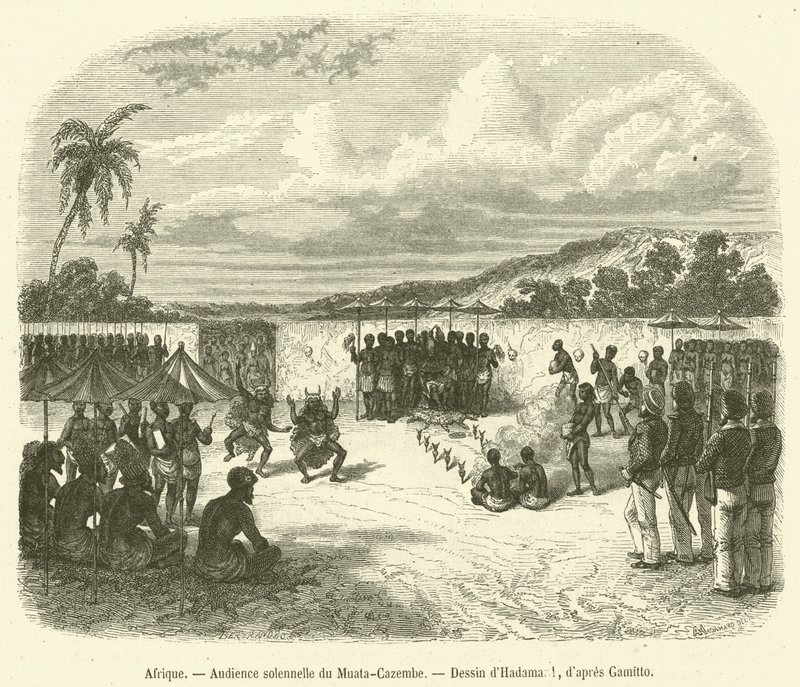Africa, Udienza solenne del Muata-Cazembe da French School