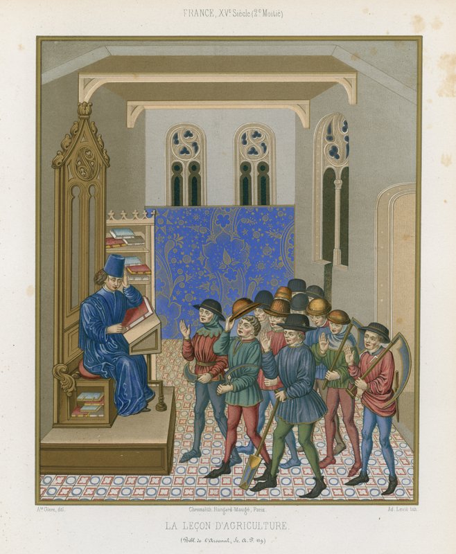Lezione di agricoltura da French School