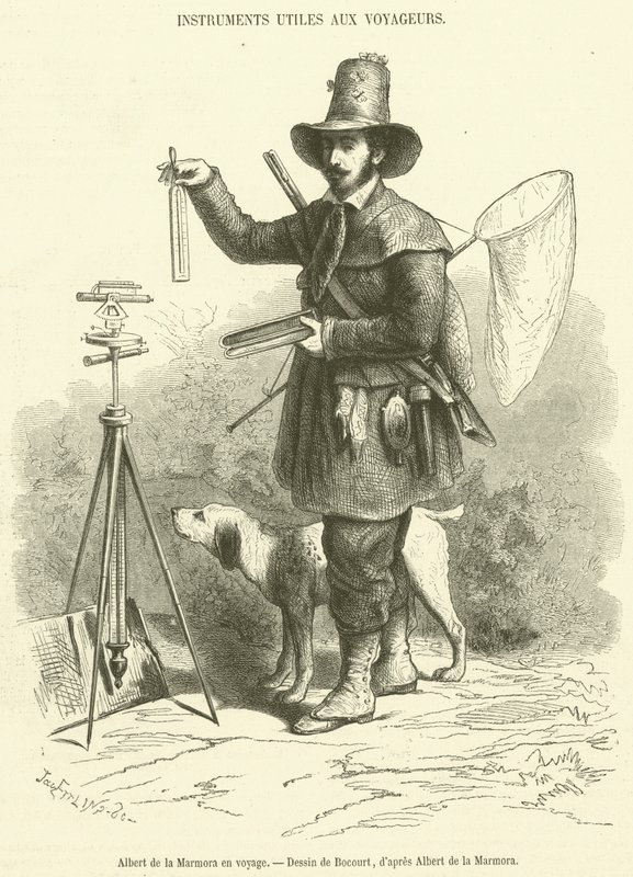 Albert de la Marmora in viaggio da French School