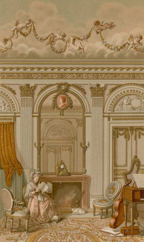 Un interno nel regno di Luigi XVI da French School