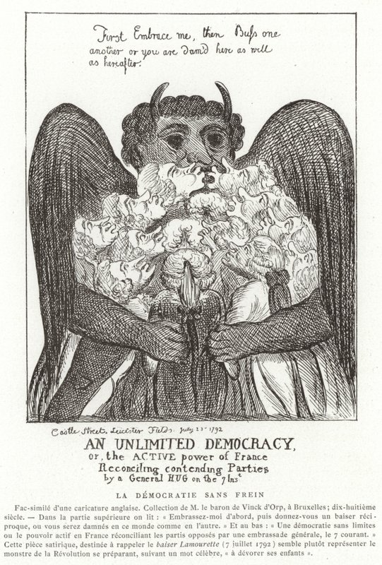 Una democrazia illimitata, 1792 da French School