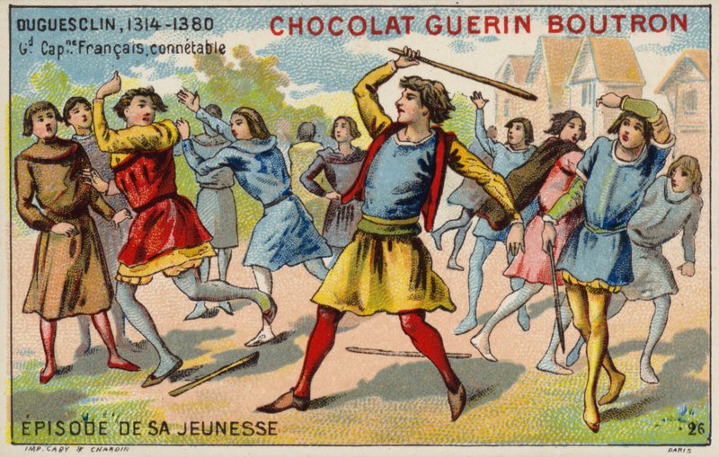 Un episodio della giovinezza di Bertrand du Guesclin, Conestabile di Francia da French School