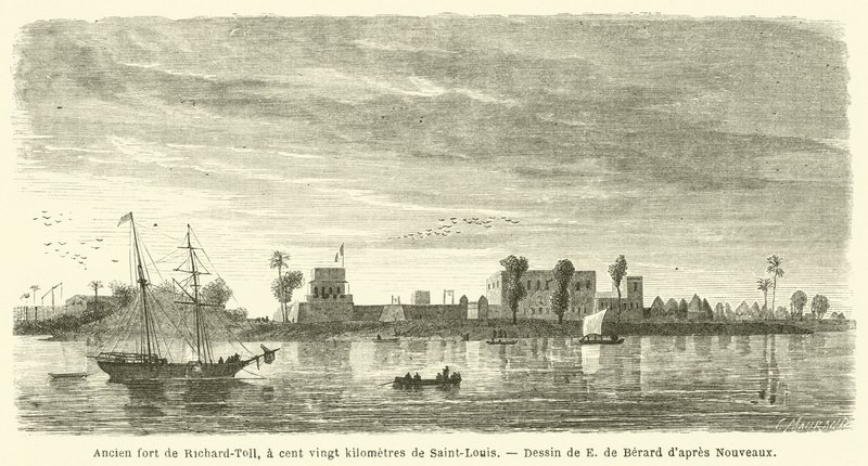Antico forte di Richard-Toll, a centoventi chilometri da Saint-Louis da French School