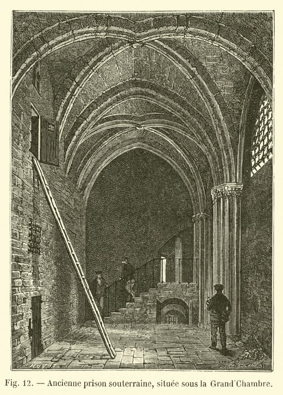 Antica prigione sotterranea, situata sotto la Grand-Chambre da French School