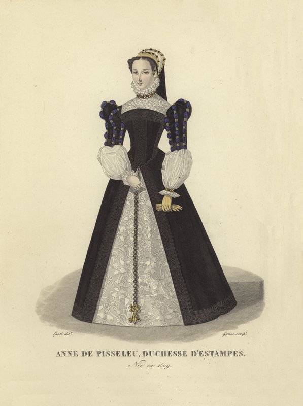 Anna di Pisseleu, duchessa di Étampes da French School