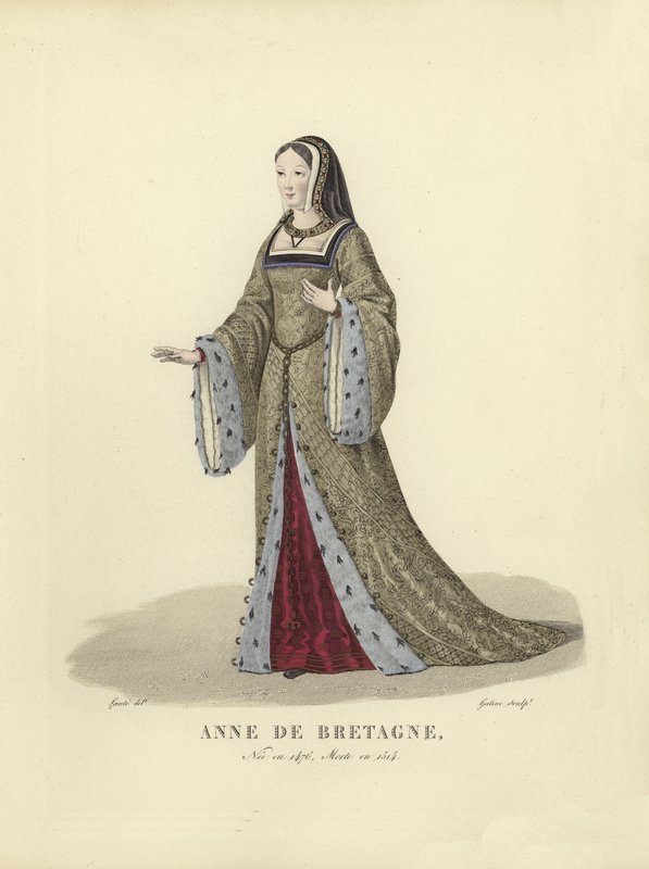 Anna di Bretagna, regina consorte di Carlo VIII e Luigi XII di Francia da French School
