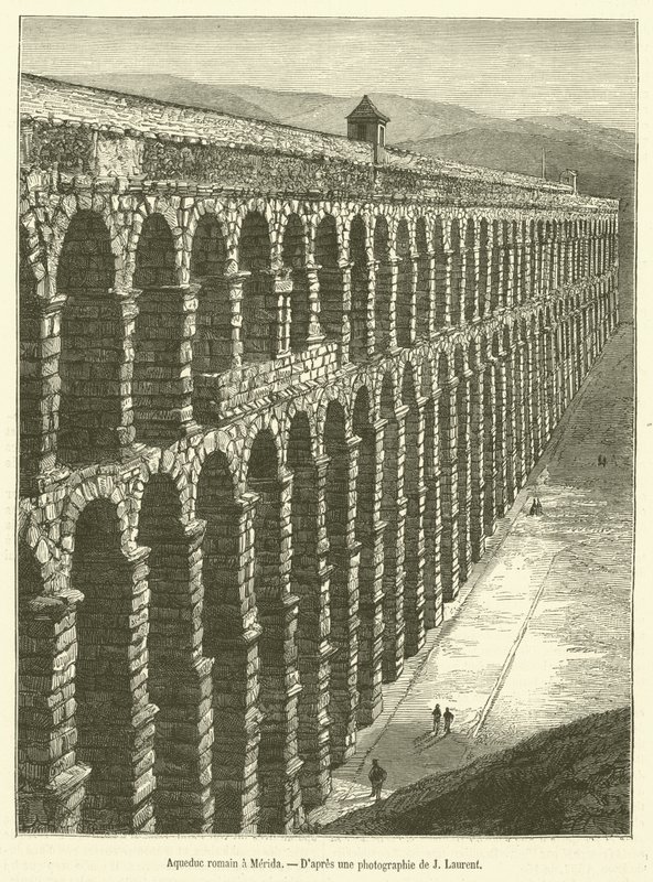 Acquedotto romano a Merida da French School
