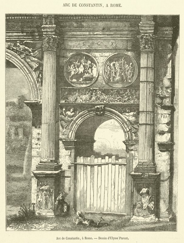 Arco di Costantino, a Roma da French School