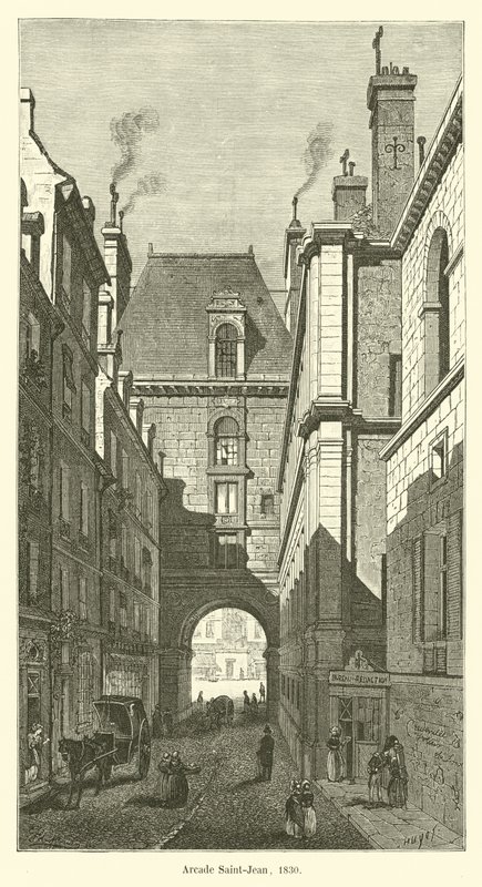 Arcade Saint-Jean, 1830 da French School
