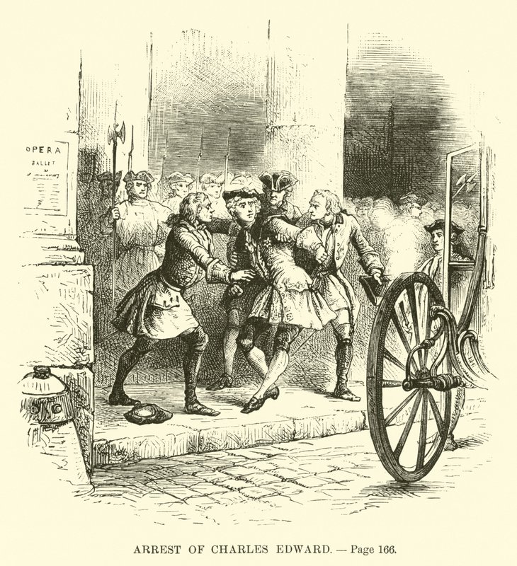 Arresto di Carlo Edoardo da French School