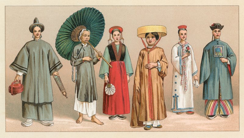 Costume asiatico da French School