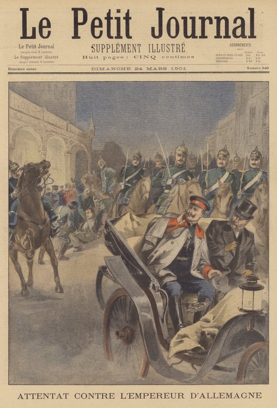 Tentativo di assassinio del Kaiser Guglielmo II di Germania da French School