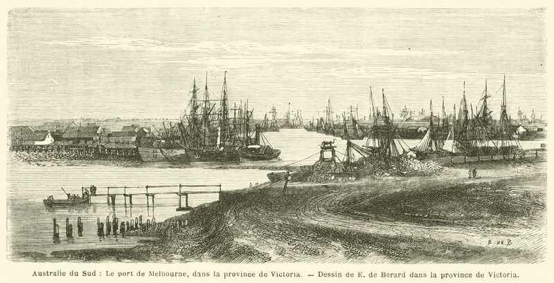 Australia del Sud, il porto di Melbourne, nella provincia di Victoria da French School