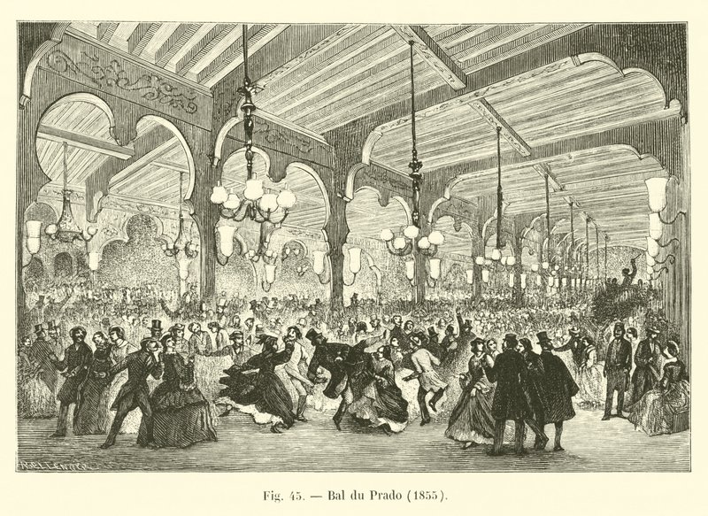 Bal du Prado, 1855 da French School