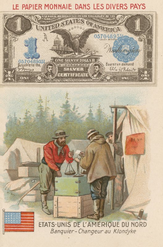 Banchiere e cambiavalute, Klondike, Alaska, USA da French School