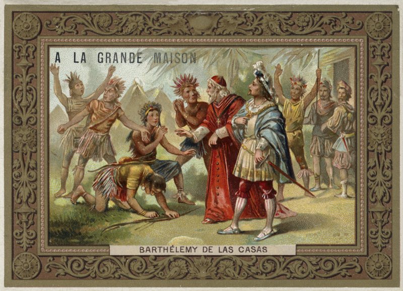 Bartolomé de las Casas, storico spagnolo del XVI secolo; riformatore sociale e frate domenicano da French School