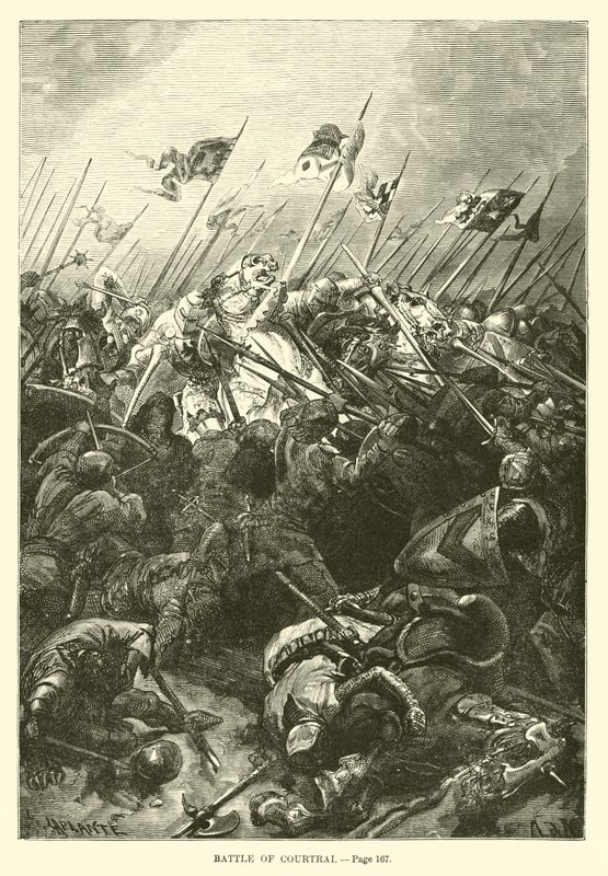 Battaglia di Courtrai da French School