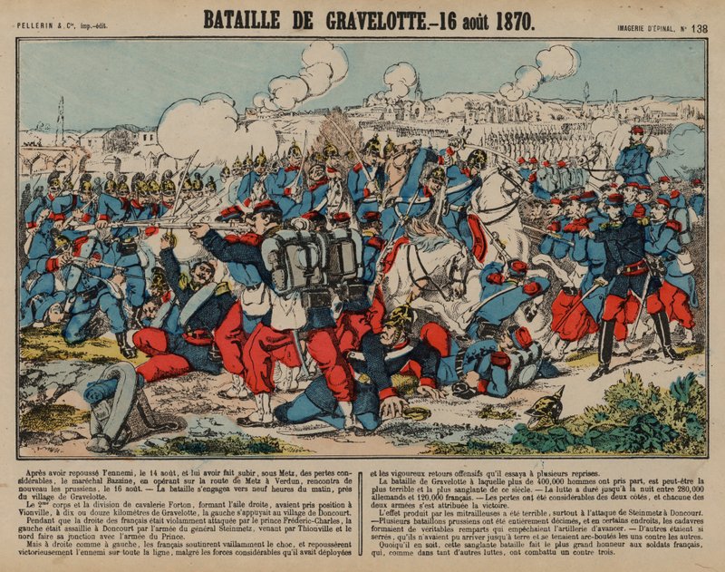 Battaglia di Gravelotte, Guerra Franco-Prussiana da French School
