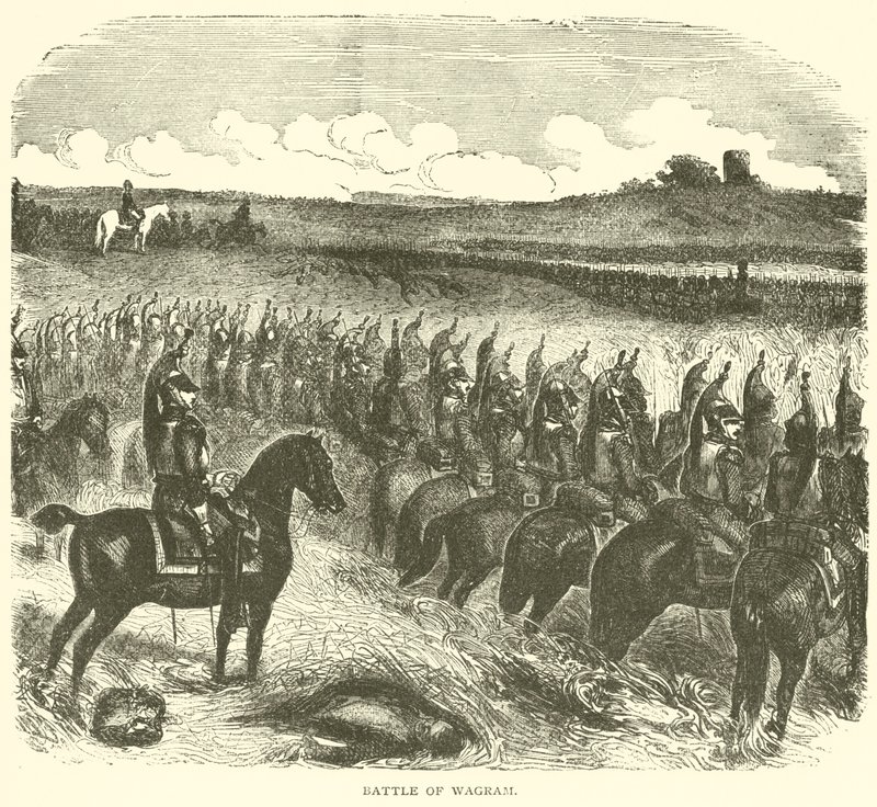 Battaglia di Wagram (incisione) da French School