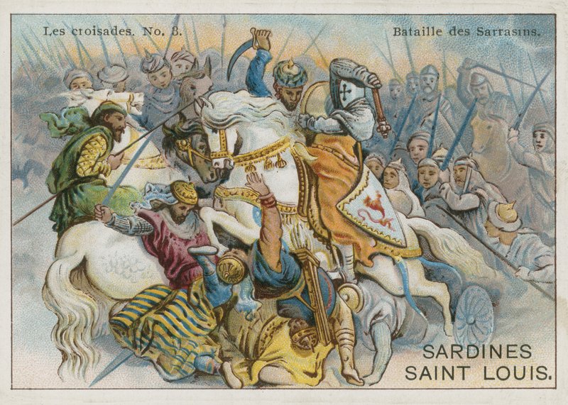 Battaglia dei Saraceni da French School